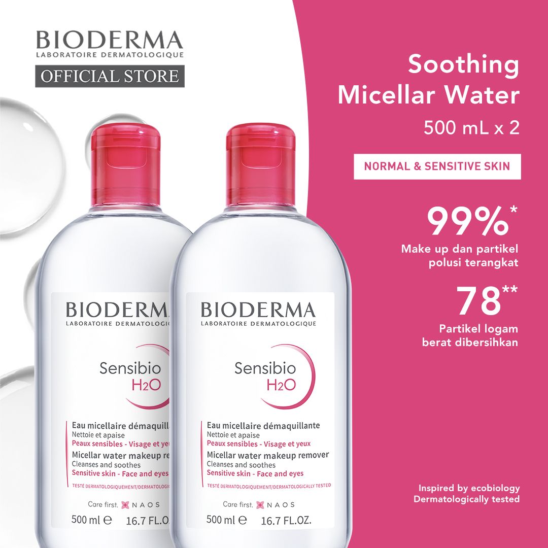 Bioderma Sensibio H2O 500 ml Twin Pack - 1