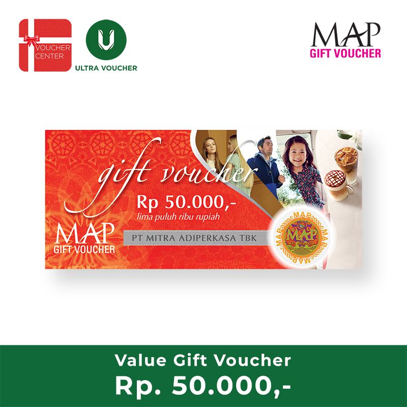 Ultra Voucher Voucher MAP Fisik Rp. 50.000 - 1