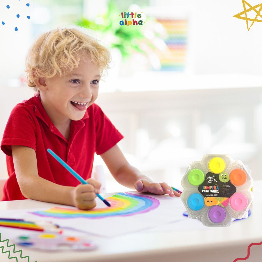 Mont Marte Paint Wheel - Cat Air Melukis Anak - 4