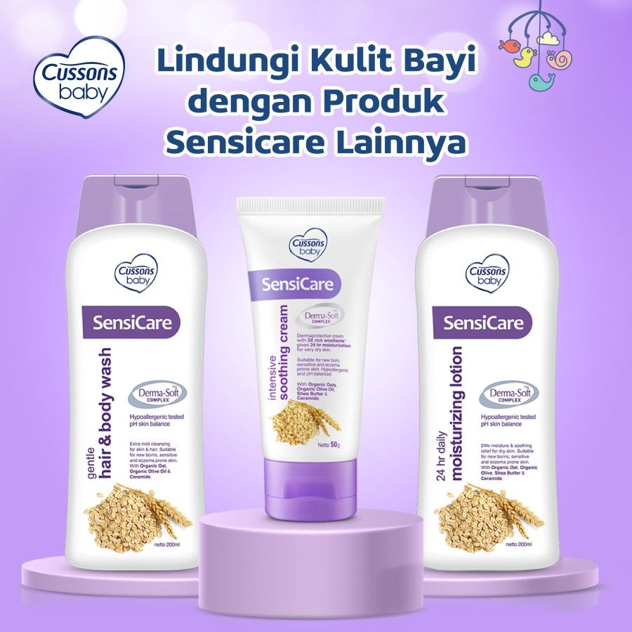 Cussons Baby Sensicare 24hr Daily Moisturizing Lotion - 200ml X2 - 5