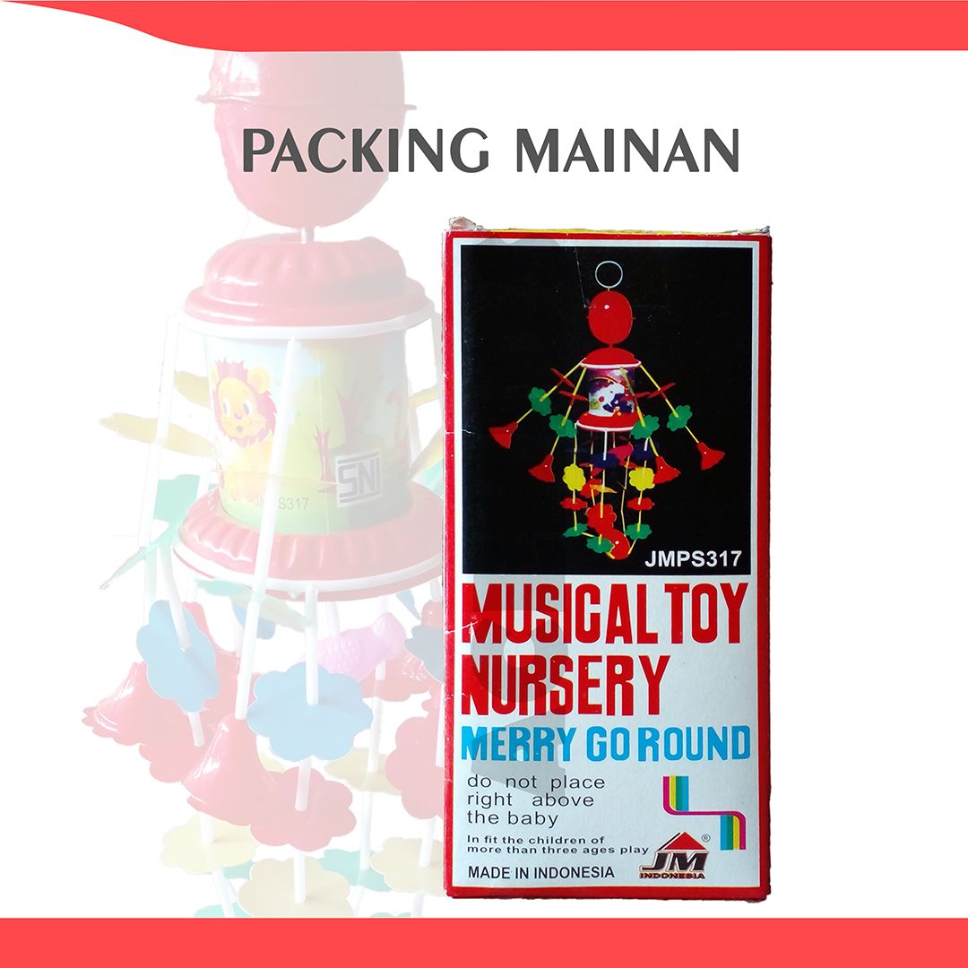 Acekids Mainan Anak Bayi Merry Go Round Krincingan Musik Baby - PS 317 - 2