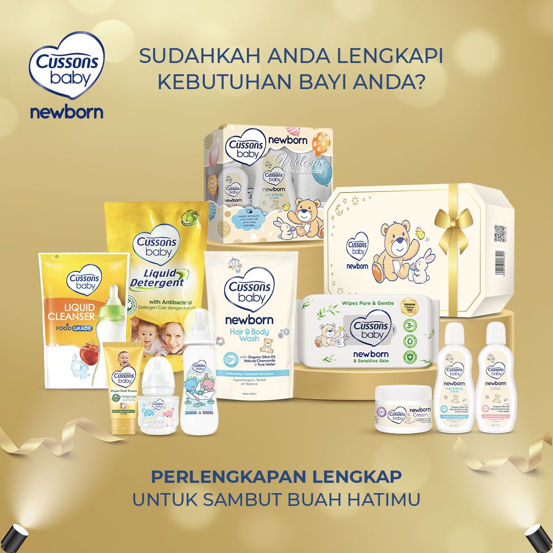 Cussons Baby Newborn Premium Gift Pack - Gift Set - Paket Hadiah Bayi - 5