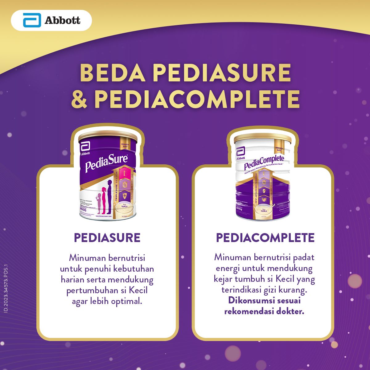 Pediasure Compelete Vanila 850 g (1-10th) - Susu Pertumbuhan Anak - 2
