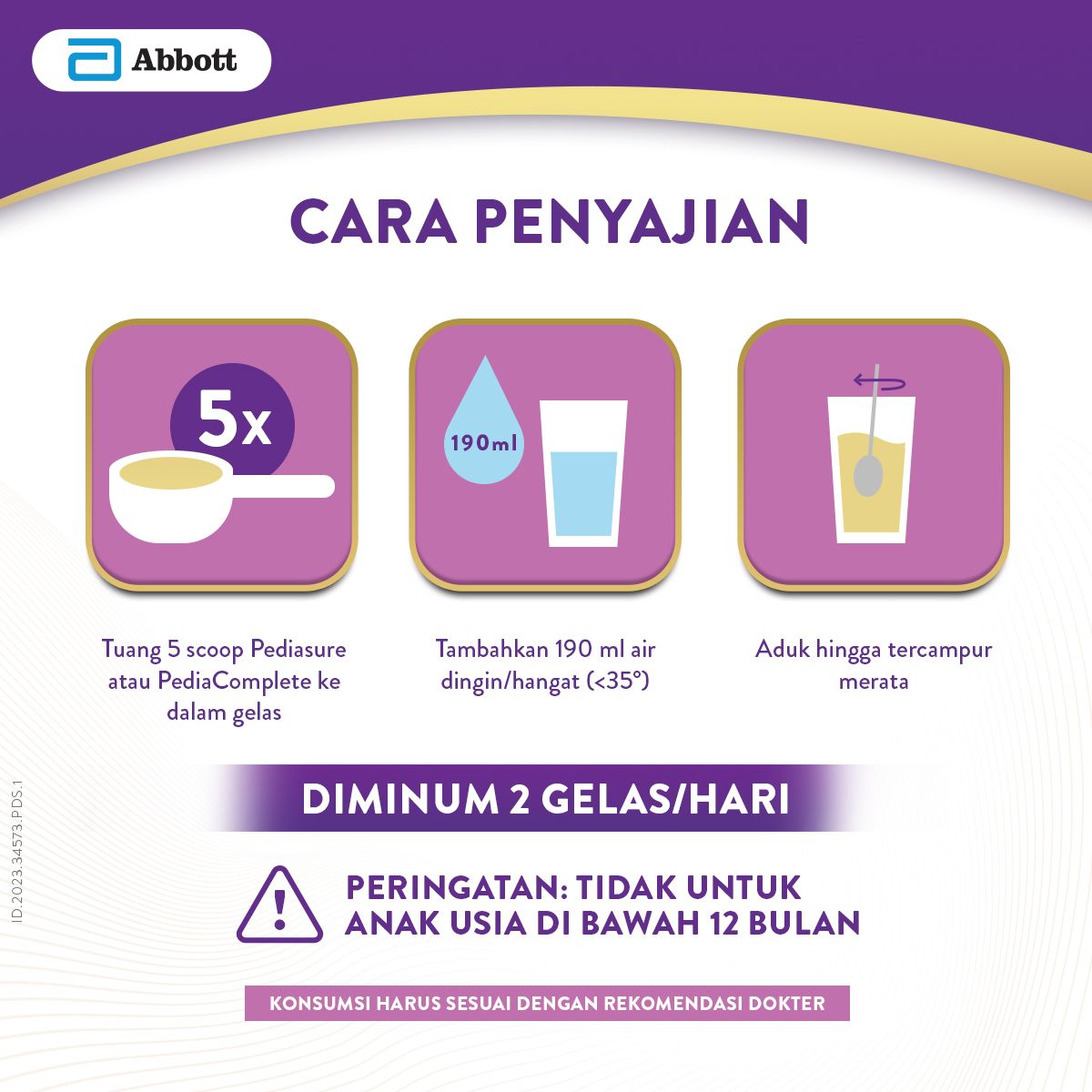 Pediasure Compelete Vanila 850 g (1-10th) - Susu Pertumbuhan Anak - 4