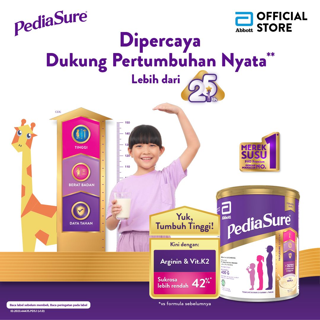 PediaSure Vanila 400 g (1-10th) - Nutrisi Pertumbuhan - 3