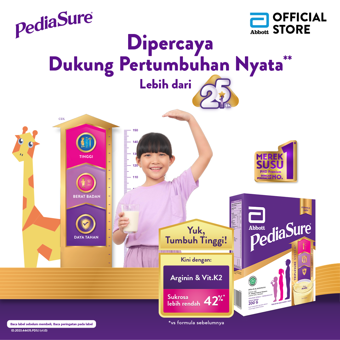 PediaSure Madu 200 g (1-10th) - Nutrisi Pertumbuhan - 3