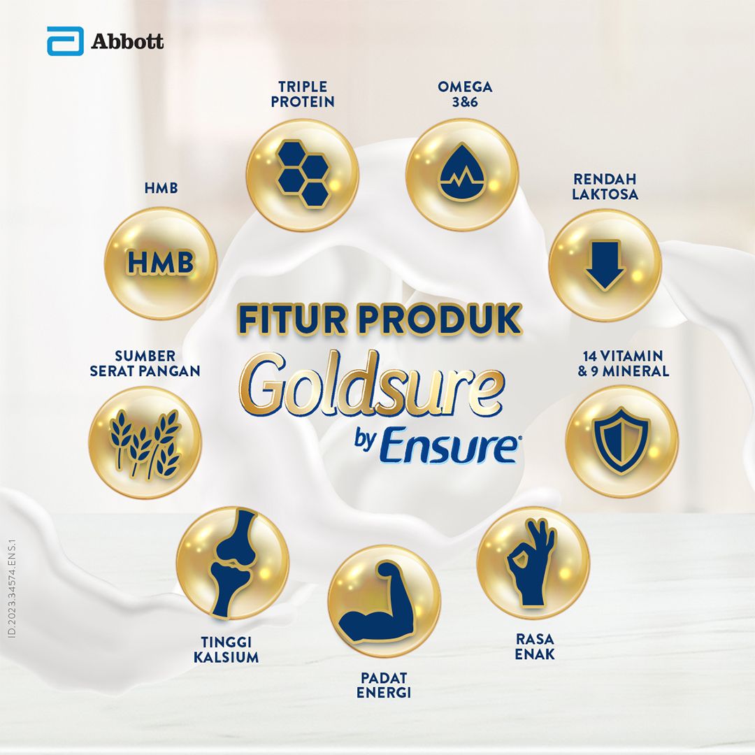 Goldsure Vanila 900 g - Susu Nutrisi Dewasa - 4