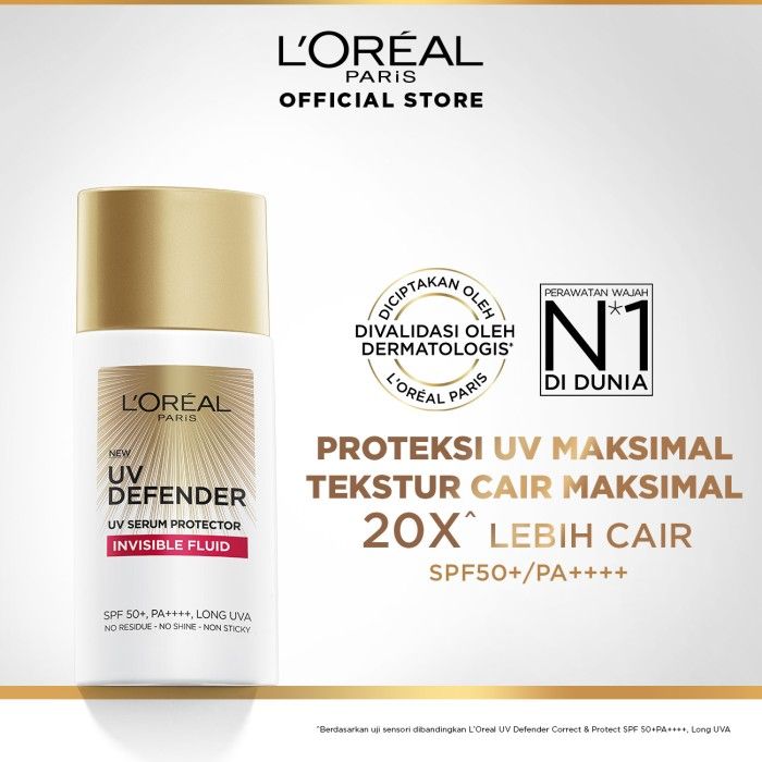 L’Oreal Paris UV Defender Fluid 50 ml - 1