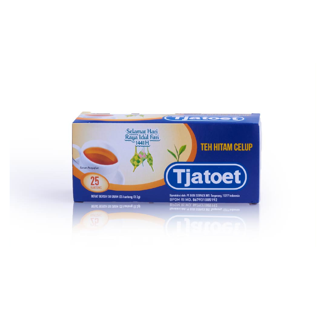 Tjatoet Black Tea 50gr [1 box @25 kantong/ 2gr] - 1