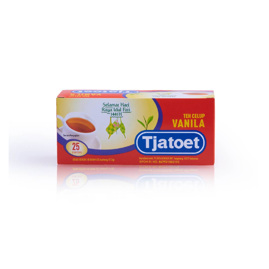 Tjatoet Vanilla 50gr [1 box @25 kantong/ 2gr] - 2