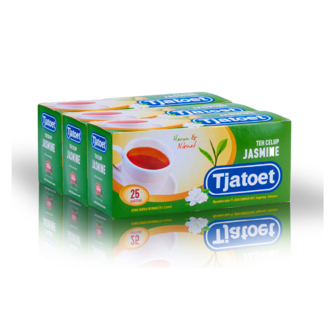 Tjatoet Jasmine 50gr [3 Box @25 kantong/ 2gr] - 1