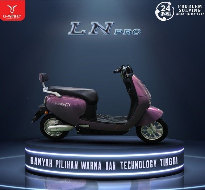 Sepeda Motor Listrik Uwinfly LN PRO Roda Dua By Uwinfly Garansi SNI - 4