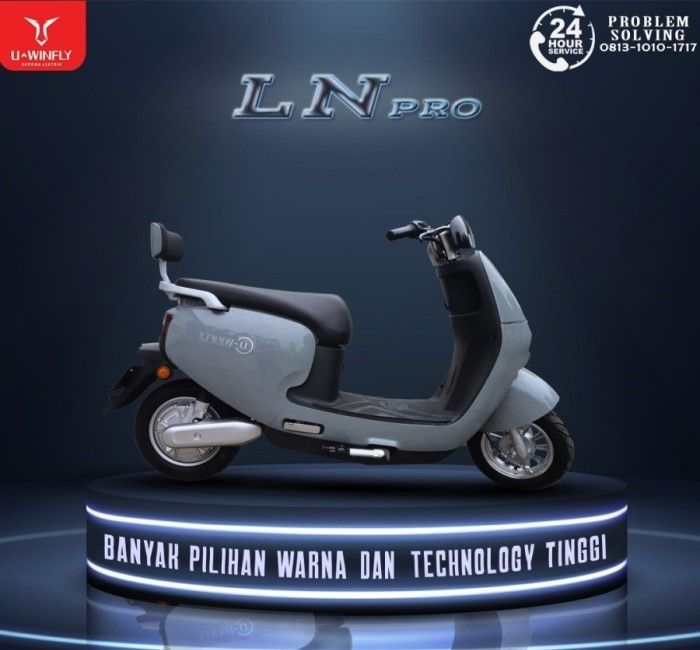 Sepeda Motor Listrik Uwinfly LN PRO Roda Dua By Uwinfly Garansi SNI - 1