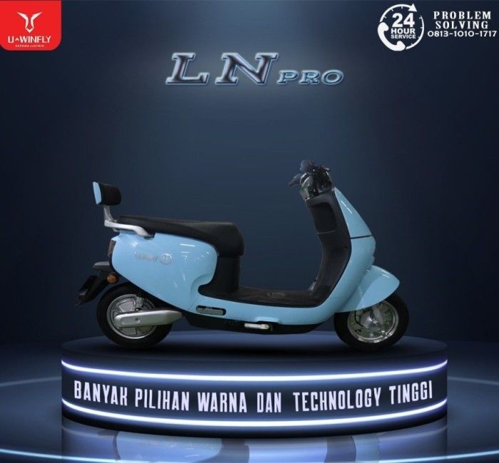 Sepeda Motor Listrik Uwinfly LN PRO Roda Dua By Uwinfly Garansi SNI - 3