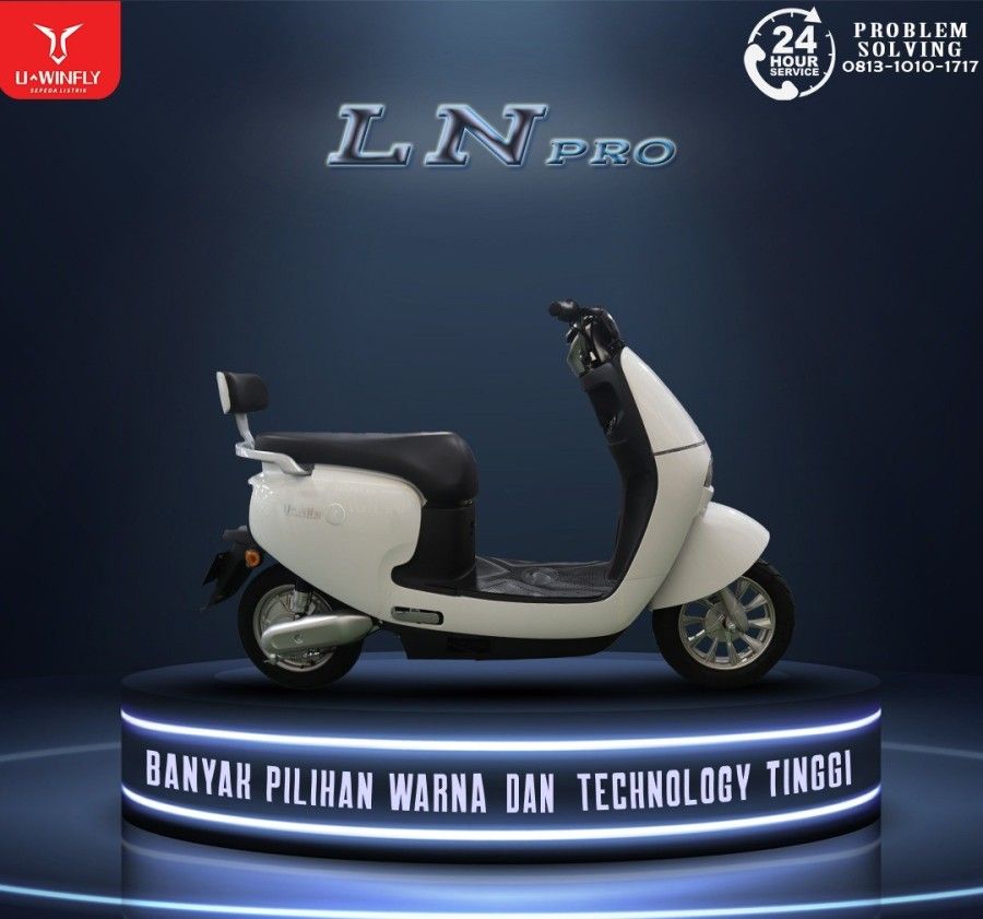 Sepeda Motor Listrik Uwinfly LN PRO Roda Dua By Uwinfly Garansi SNI - 2