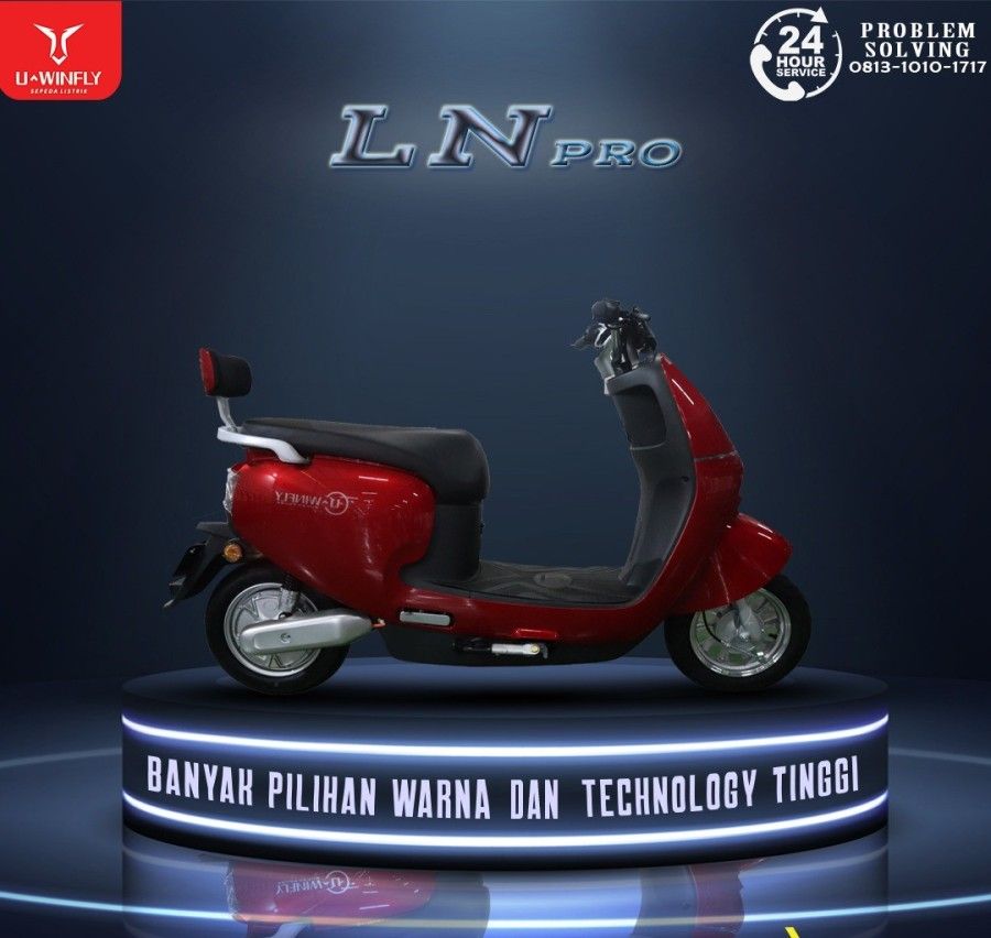 Sepeda Motor Listrik Uwinfly LN PRO Roda Dua By Uwinfly Garansi SNI - 5