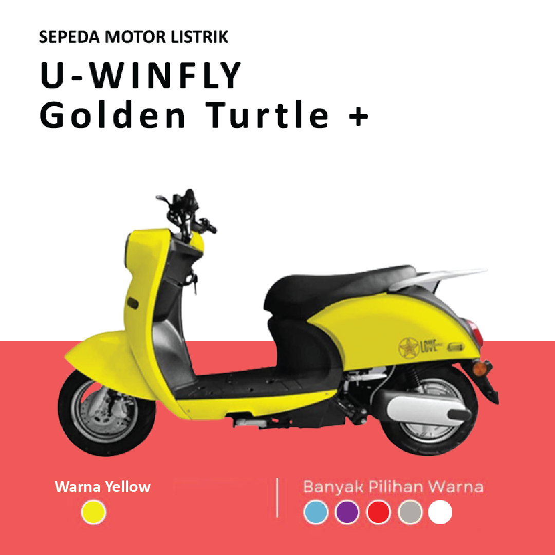 Jual Sepeda Motor Listrik UWinfly GN Golden Turtle+ Electric