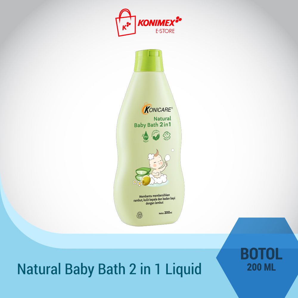 Konicare Natural Baby Bath 2 in 1 200ml Bonus - 3