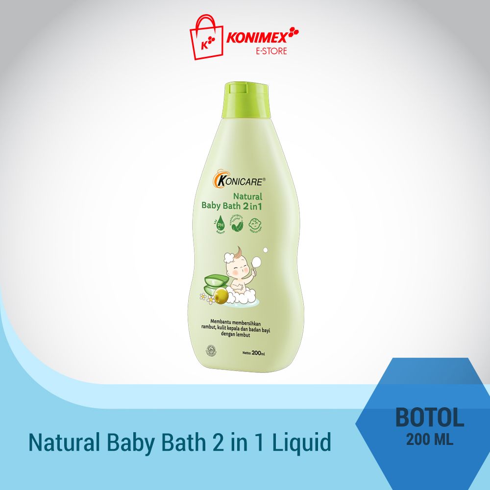 Konicare Natural Baby Bath 2 in 1 200ml Bonus - 4