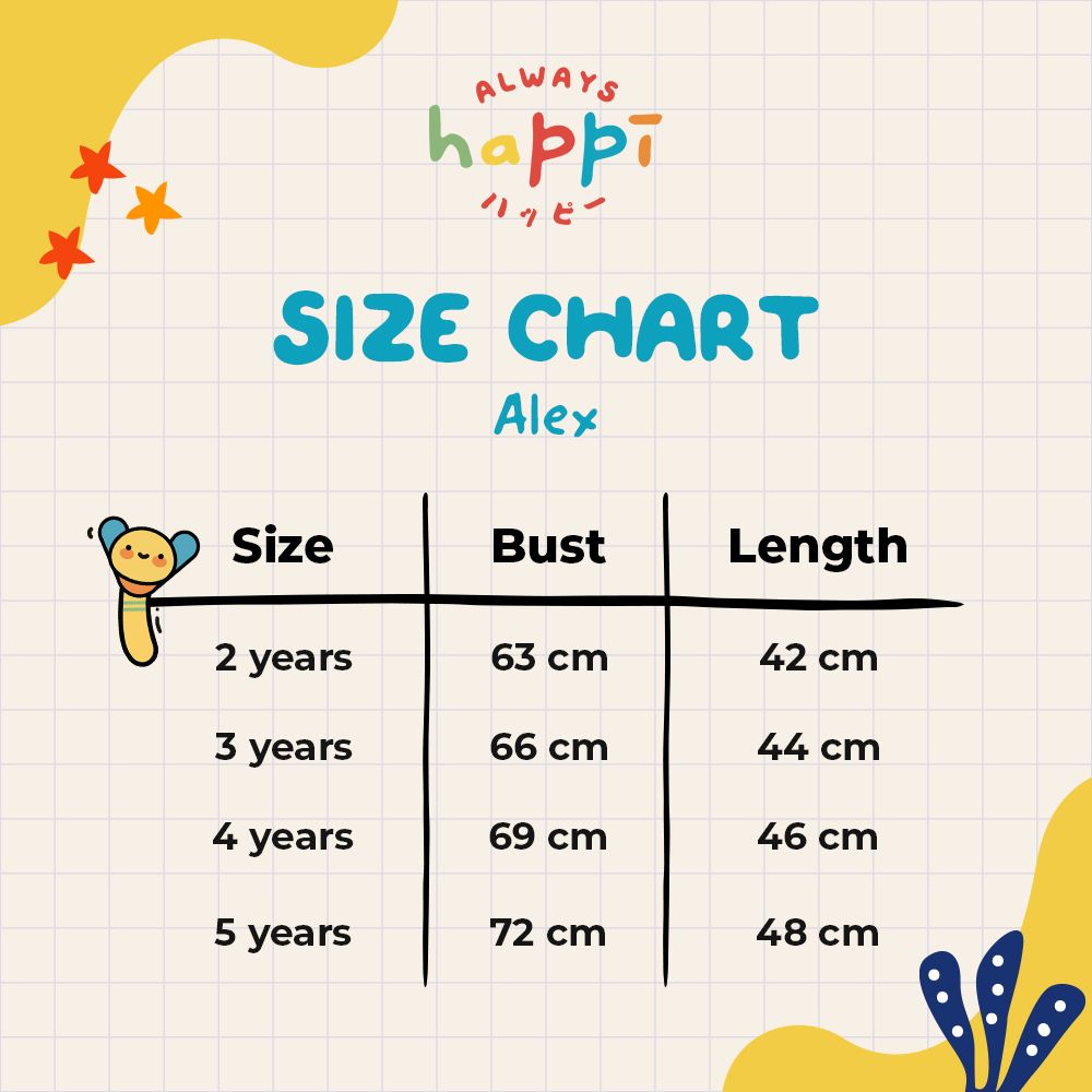 Always Happi Alex Top Salur - AH46 4 tahun - 2