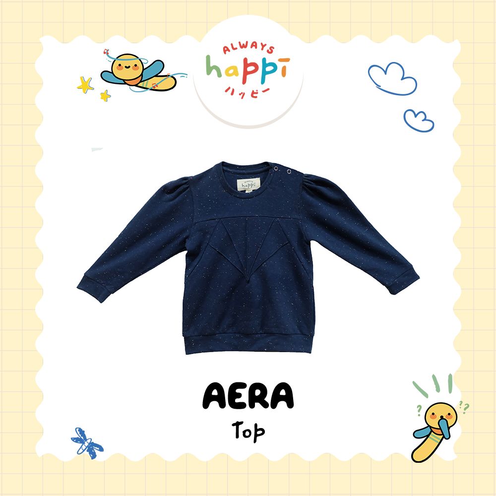 Always Happi Aera Jaket Girl Navy - AH35 12-18 bulan - 1