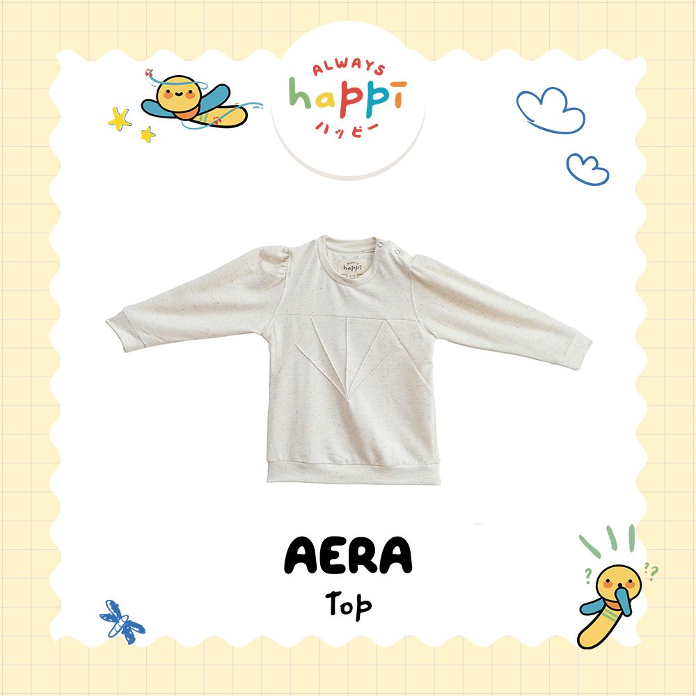 Always Happi Aera Jaket Girl Cream - AH35 2 tahun - 1