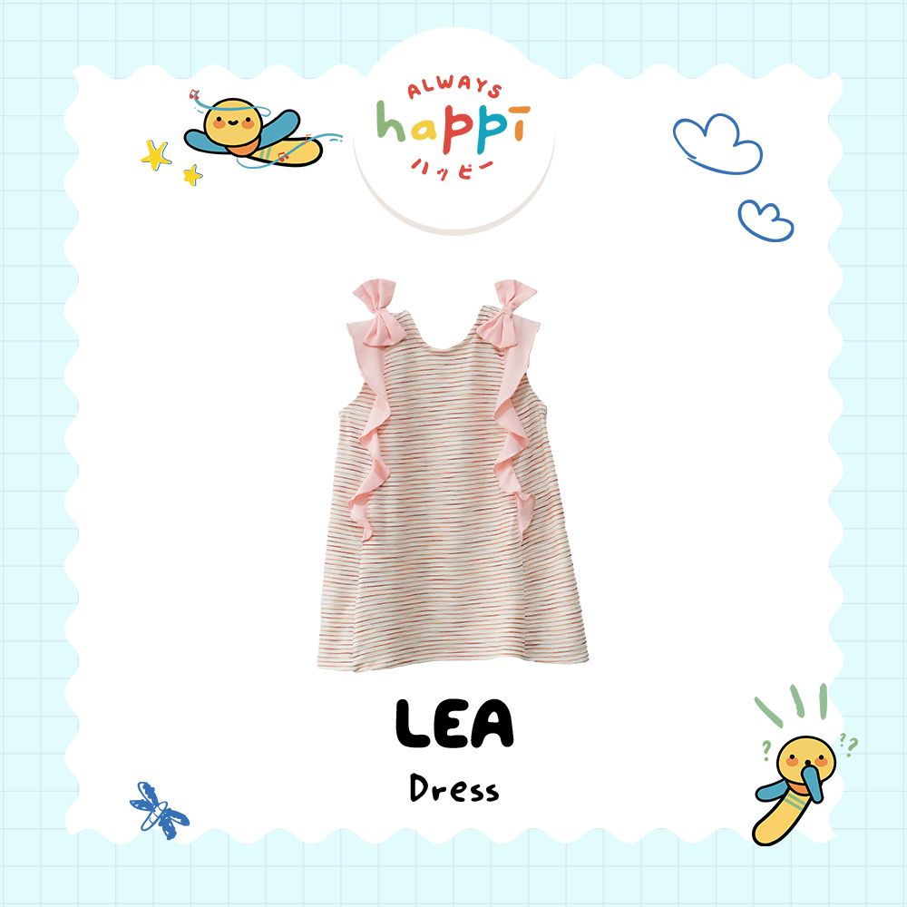 Always Happi Lea Dress Red - AH33 5 tahun - 1