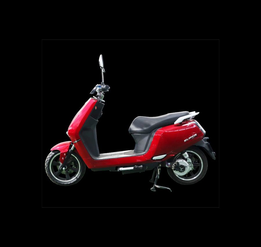 Motor Listrik Uwinfly N9 Merah Double Disc Brake Bluetooth Garansi On The Road - 2