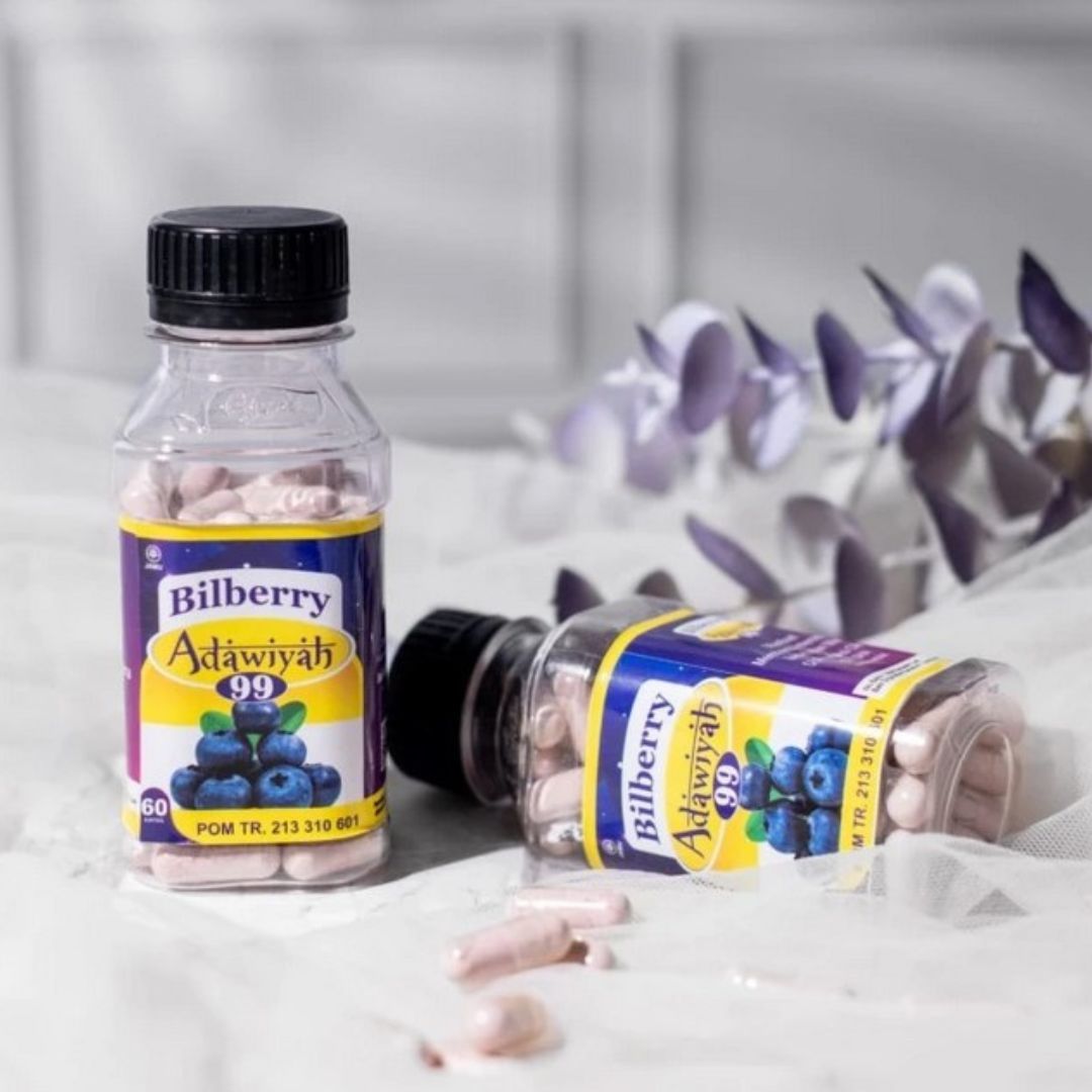 Bilberry Adawiyah 99 Herbal Alami Untuk Mata Minus Katarak Suplemen Kesehatan Mata - 3