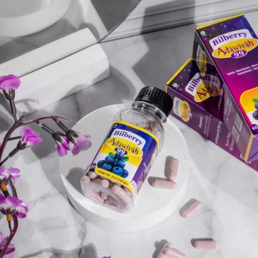 Bilberry Adawiyah 99 Herbal Alami Untuk Mata Minus Katarak Suplemen Kesehatan Mata - 4