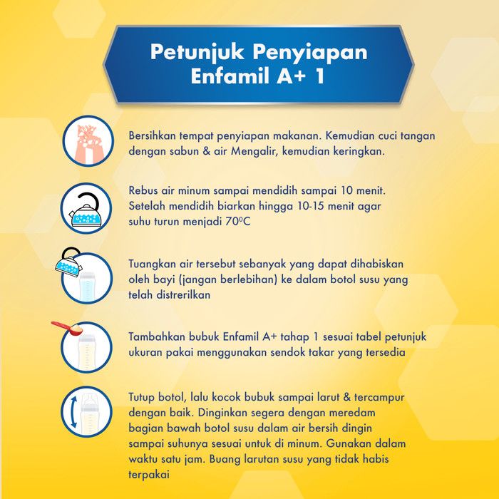Enfamil A+1 Susu Formula Bayi - Plain - 800g - 4