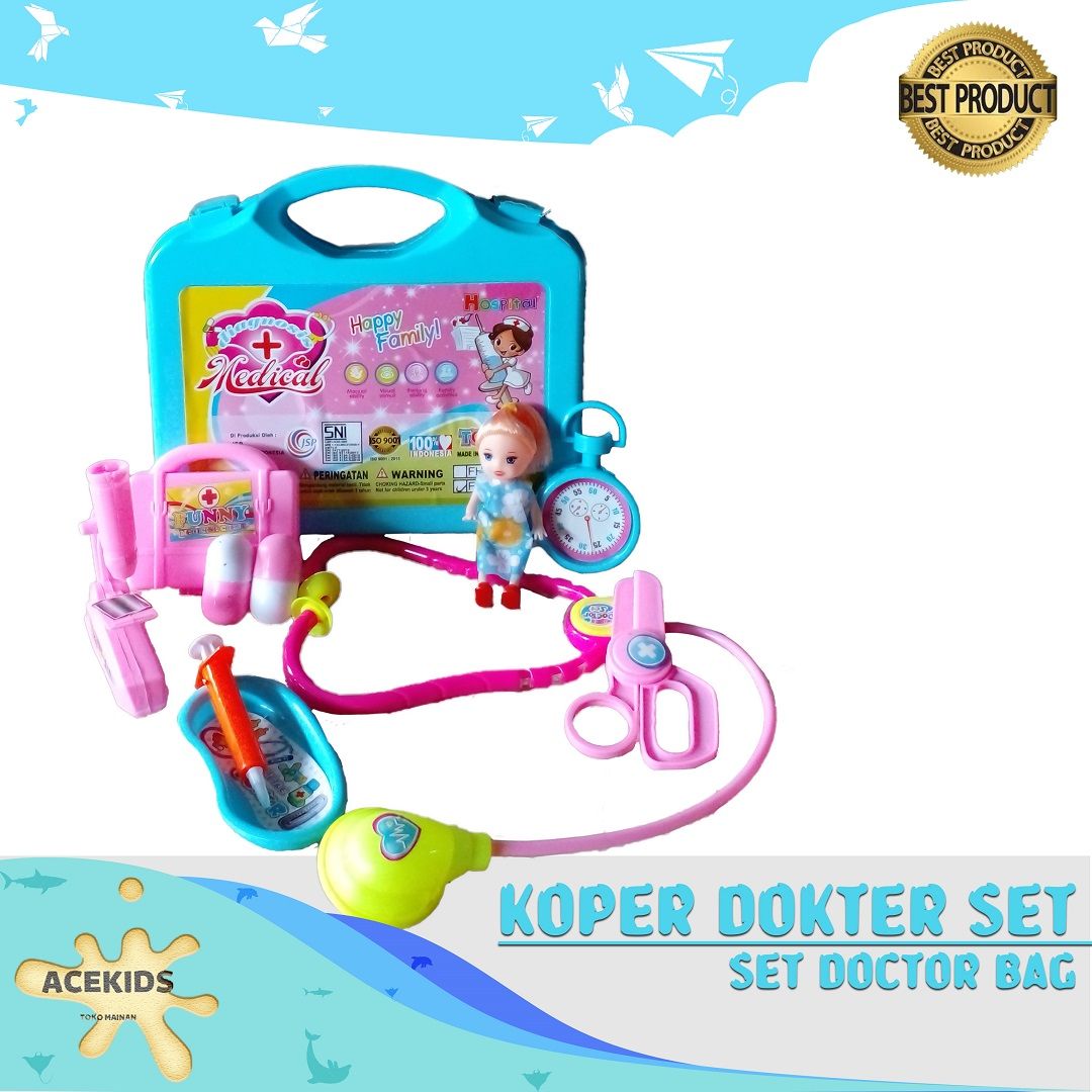 Acekids Mainan Anak Dokter Dokteran Koper Dokter Set Murah Original - FH218 - 1