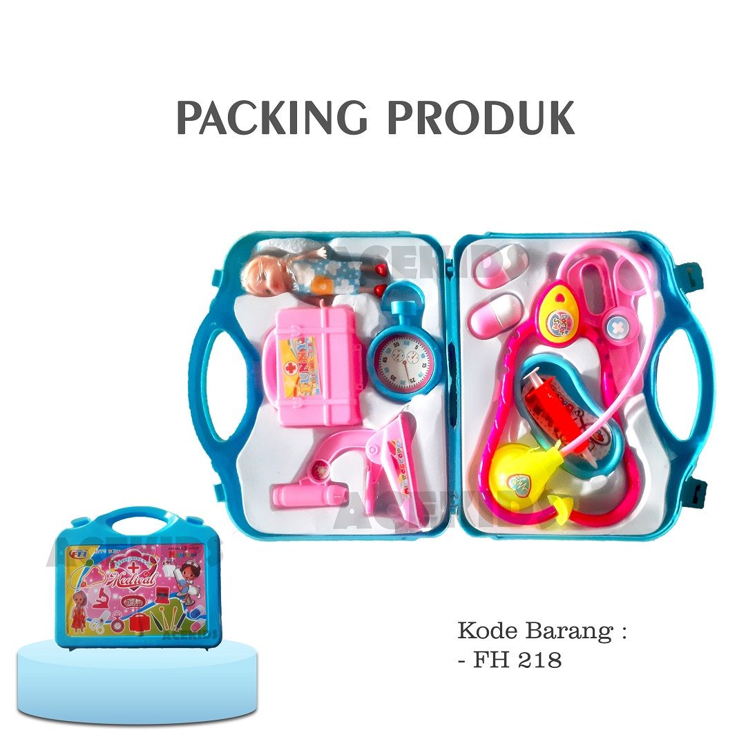 Acekids Mainan Anak Dokter Dokteran Koper Dokter Set Murah Original - FH218 - 2