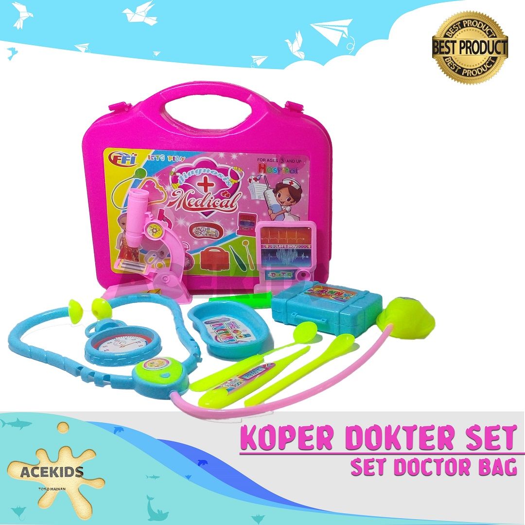 Acekids Mainan Anak Dokter Dokteran Koper Dokter Set Murah Original - FH217 - 1
