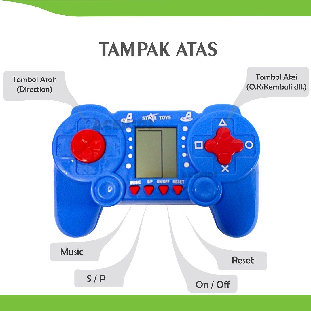 Acekids Mainan Anak Brick Game Gembot Jadul Murah Original - ST2588 - 3