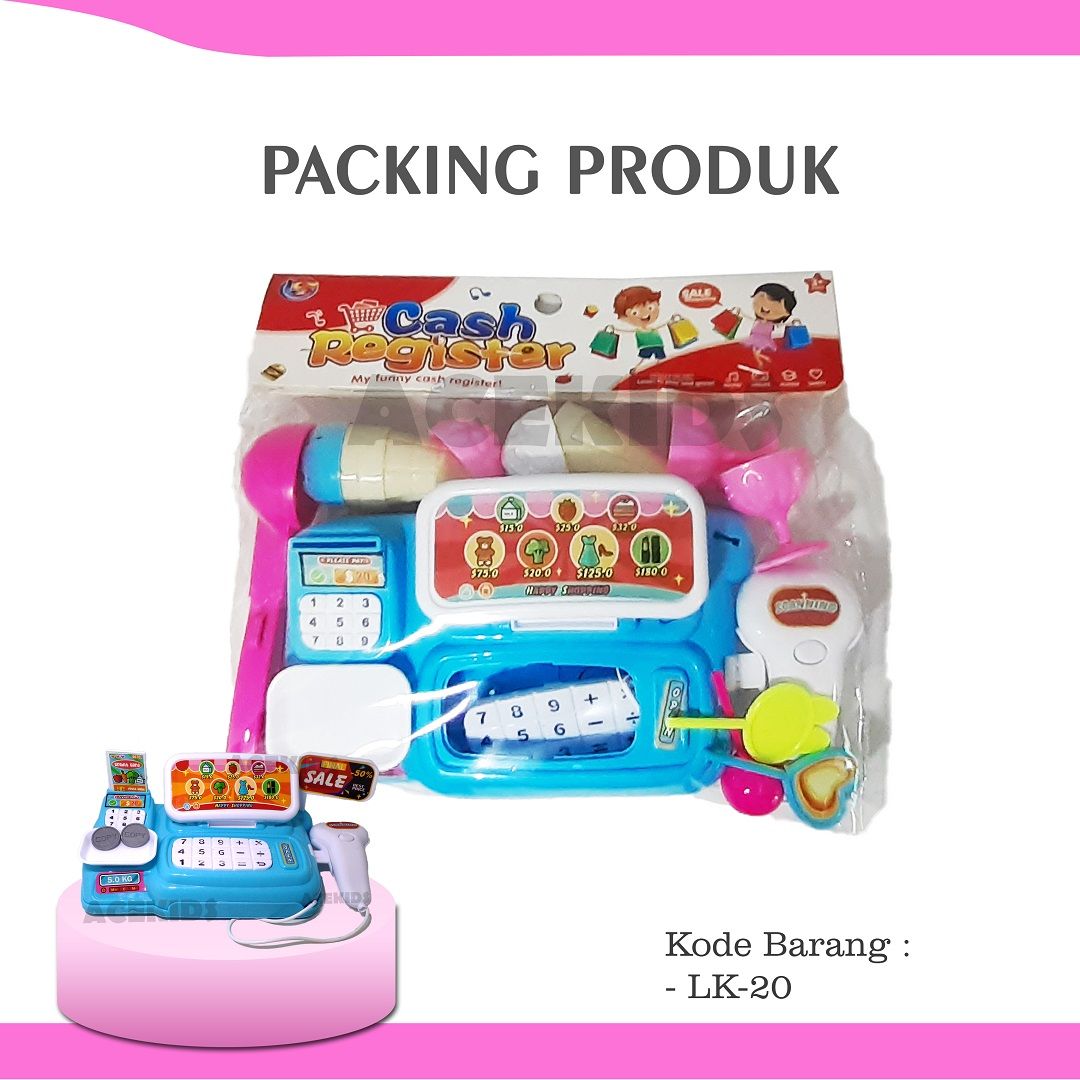 Acekids Mainan Mesin Kasir Anak Cash Register Ice Cream Murah Original - LK20 - 3