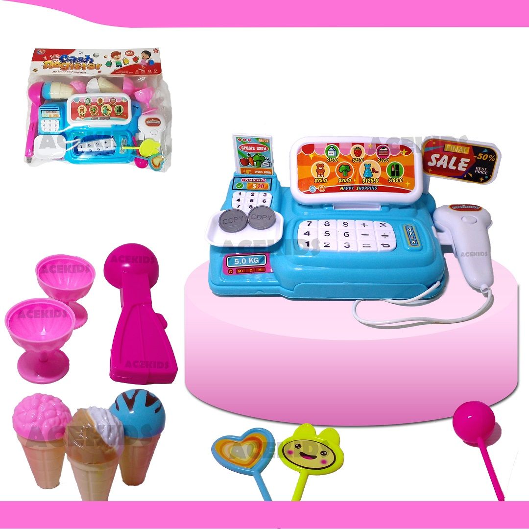 Acekids Mainan Mesin Kasir Anak Cash Register Ice Cream Murah Original - LK20 - 2