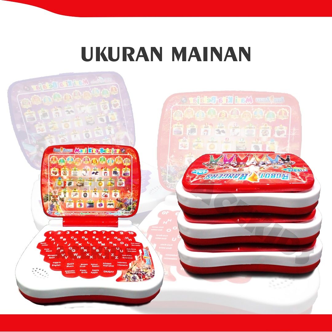 Acekids Mainan Edukasi Anak Laptop Mini 2 Bahasa Murah Original - JSP2351 - 3