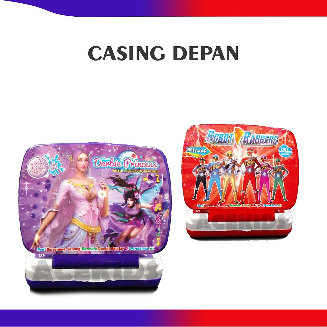 Acekids Mainan Edukasi Anak Laptop Mini 2 Bahasa Murah Original - JSP2351 - 2
