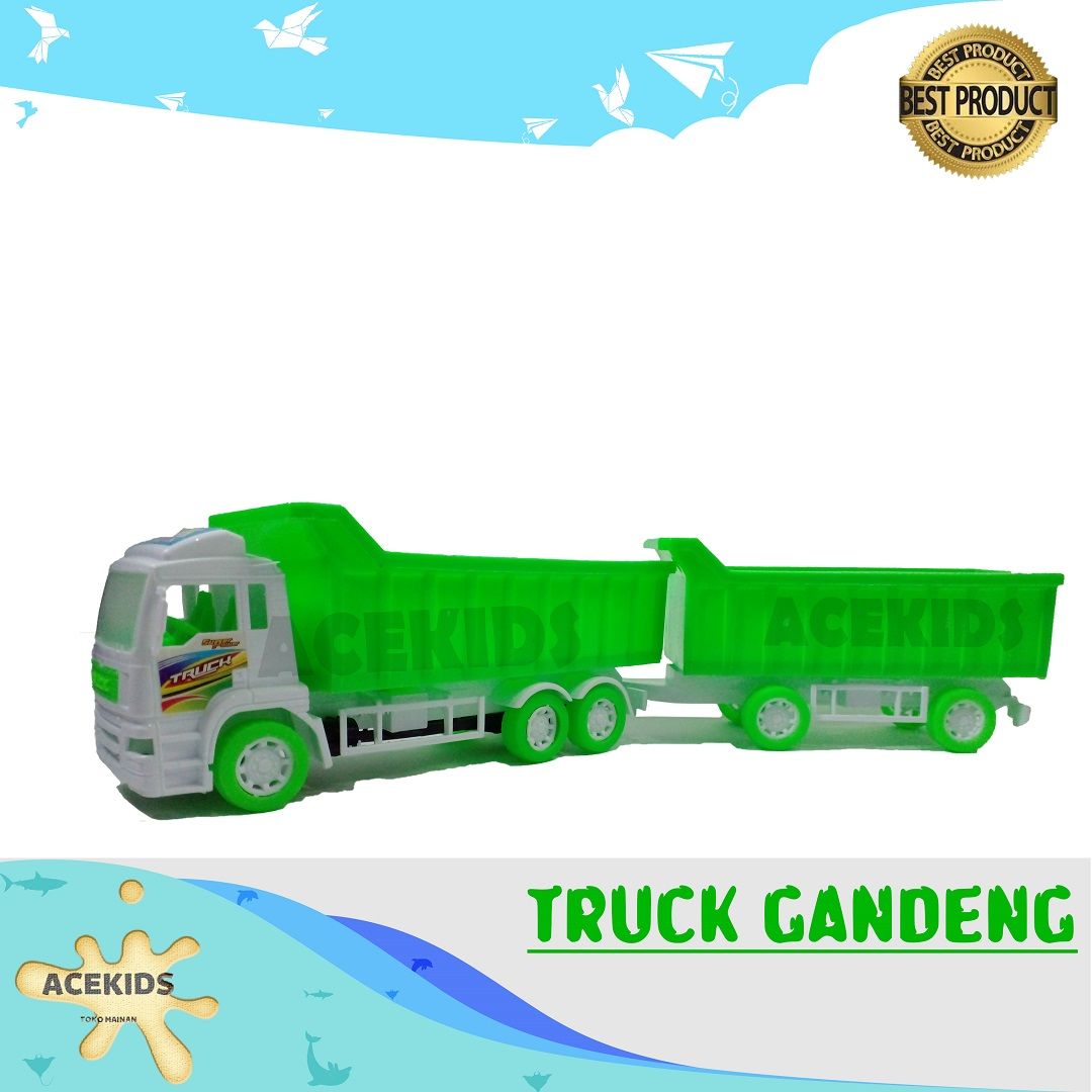 Acekids Mainan Mobil Anak Truk Pasir Gandeng Murah Original - ST2039 - 1