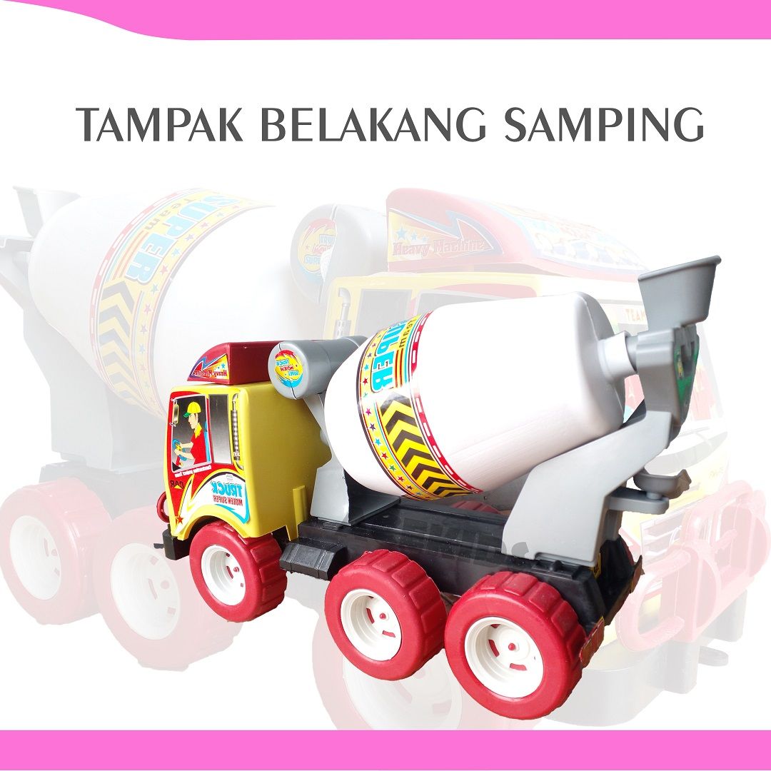 Acekids Mainan Anak Truk Super Molen Warna Keren Murah Original - ST311C - 4