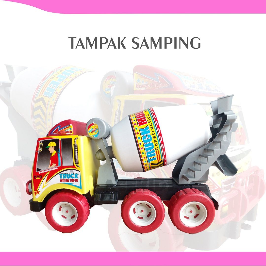 Acekids Mainan Anak Truk Super Molen Warna Keren Murah Original - ST311C - 3