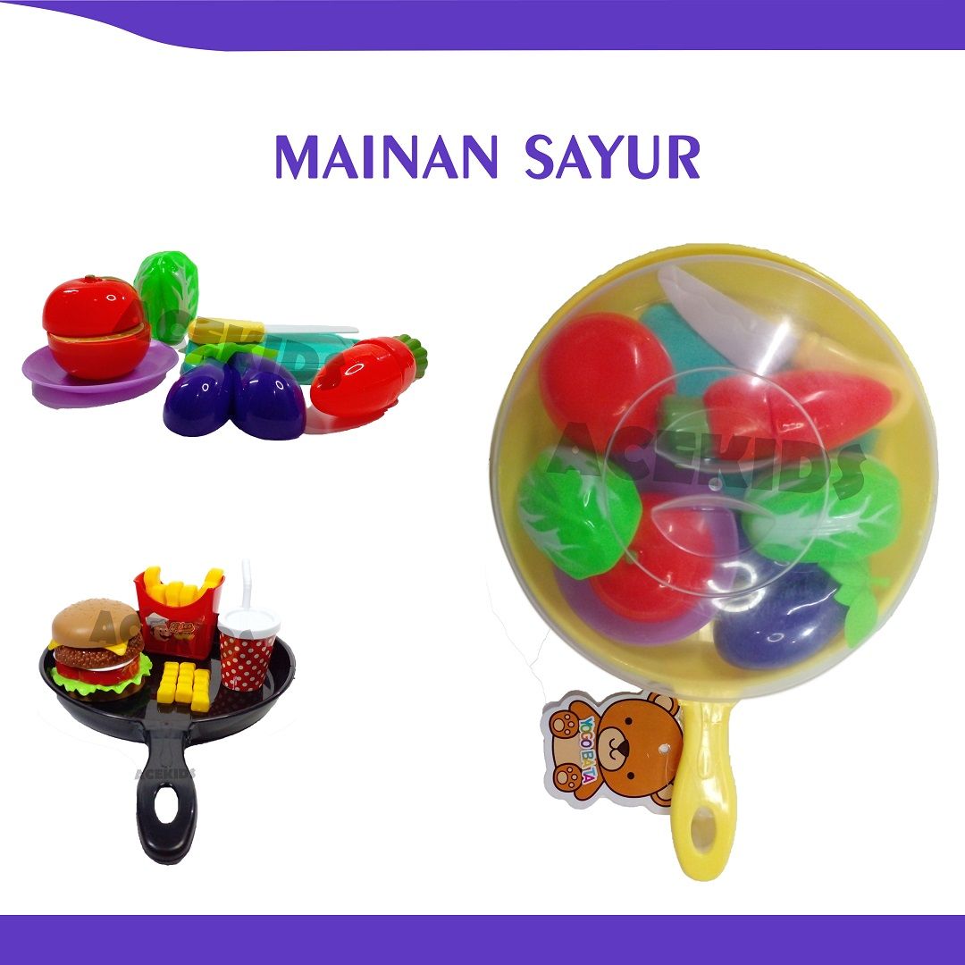 Acekids Mainan Masak-masakan Teflon Set Alat Dapur Lucu Murah Original - YK 28 - 2