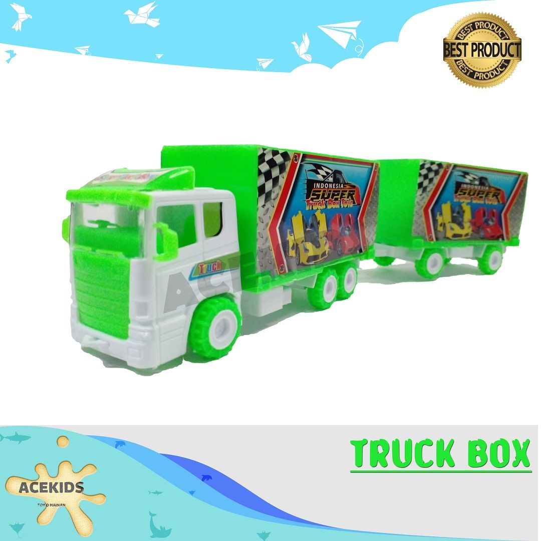 Acekids Maina Anak Laki Truk Gandeng Box Scania Keren Murah original - ST2022 - 1
