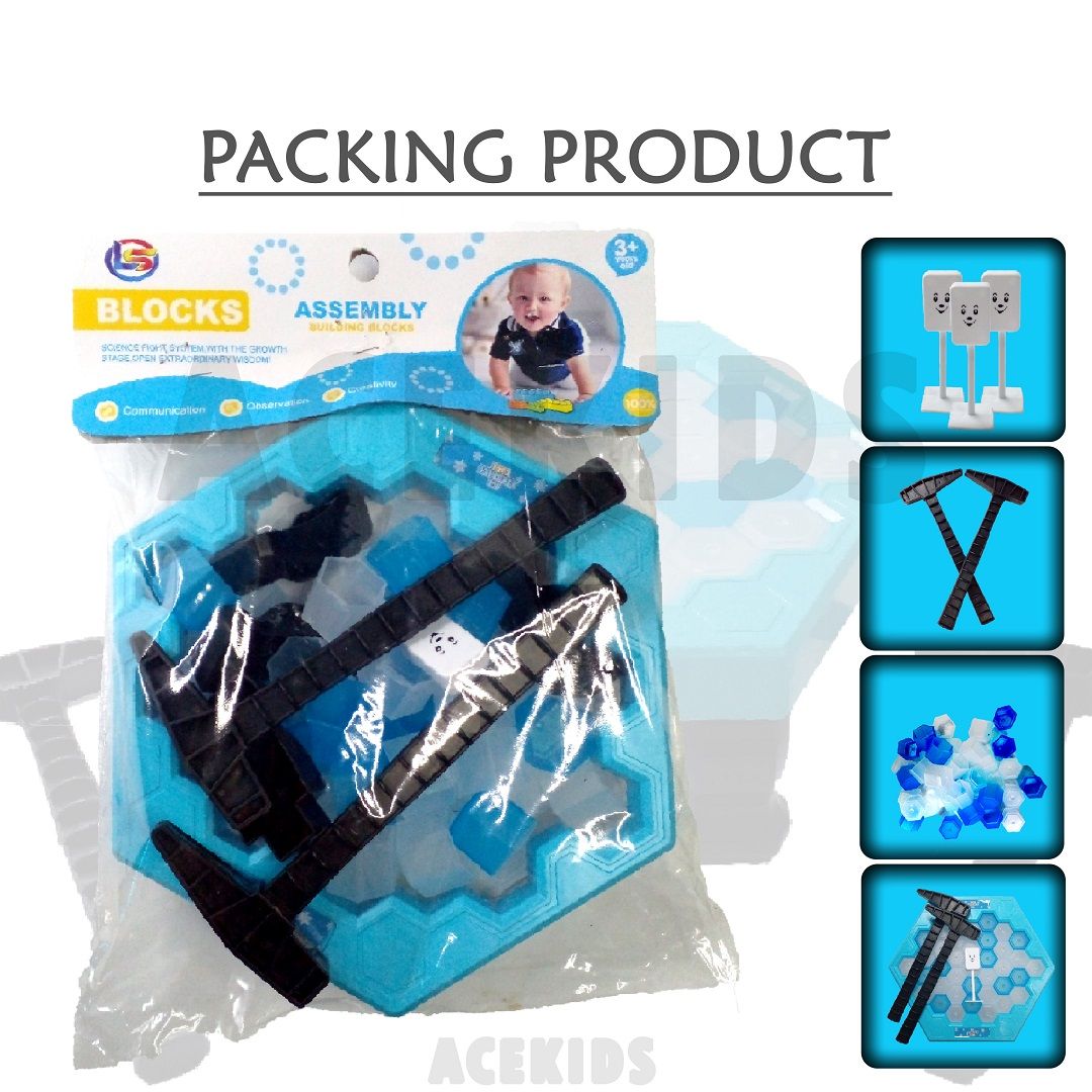 Acekids Mainan Anak Bloks Ice Breaking Pinguin Pukul Seru Murah Original - LZ7 - 3