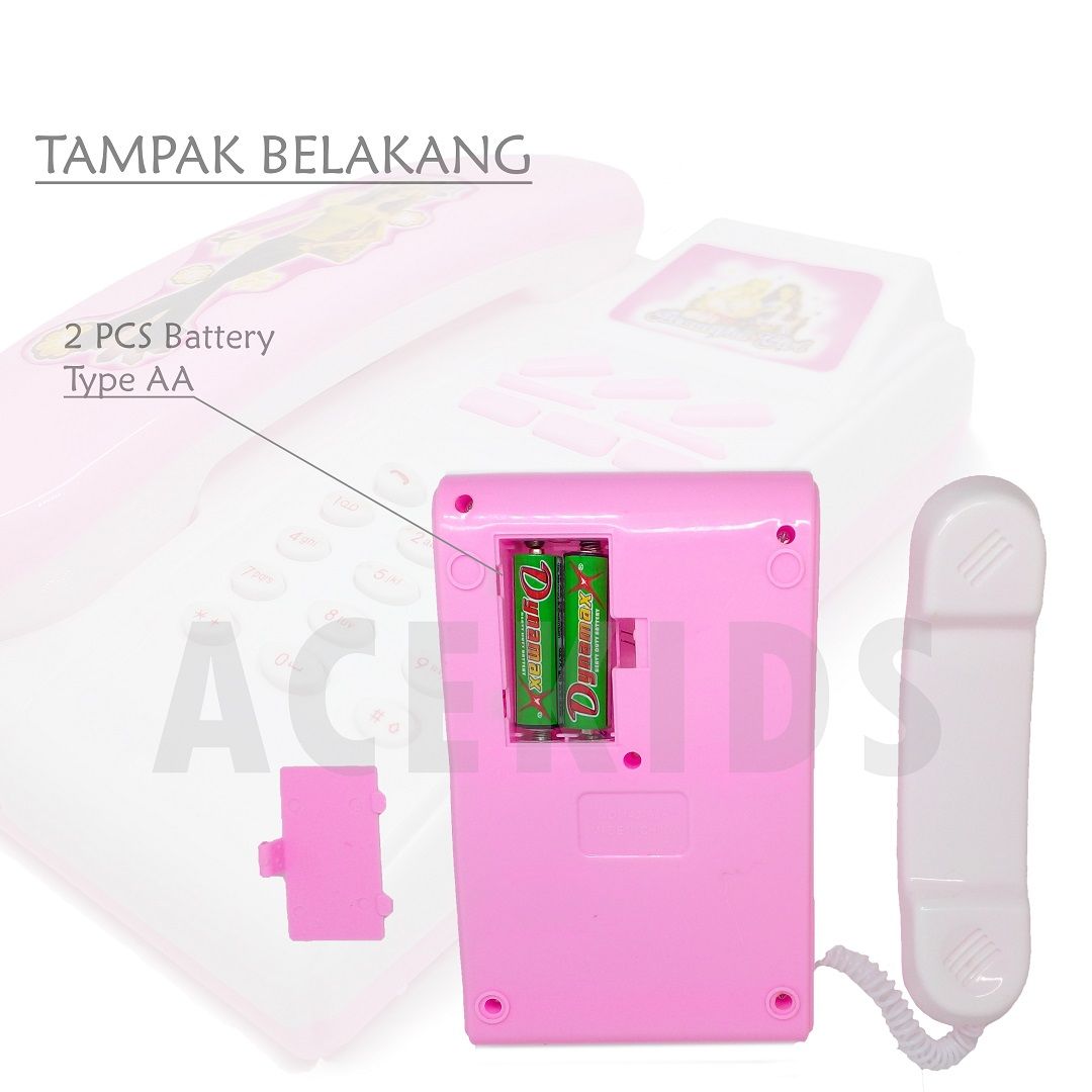 Mainan Anak Telephone Barbie Mainan Edukatif Murah Original - DT688 - 3