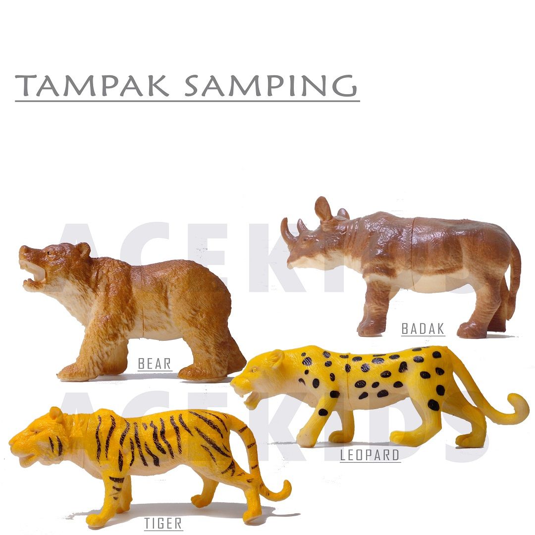 Mainan Edukasi Hewan Binatang Animal World Murah Original - Q702-2 - 3