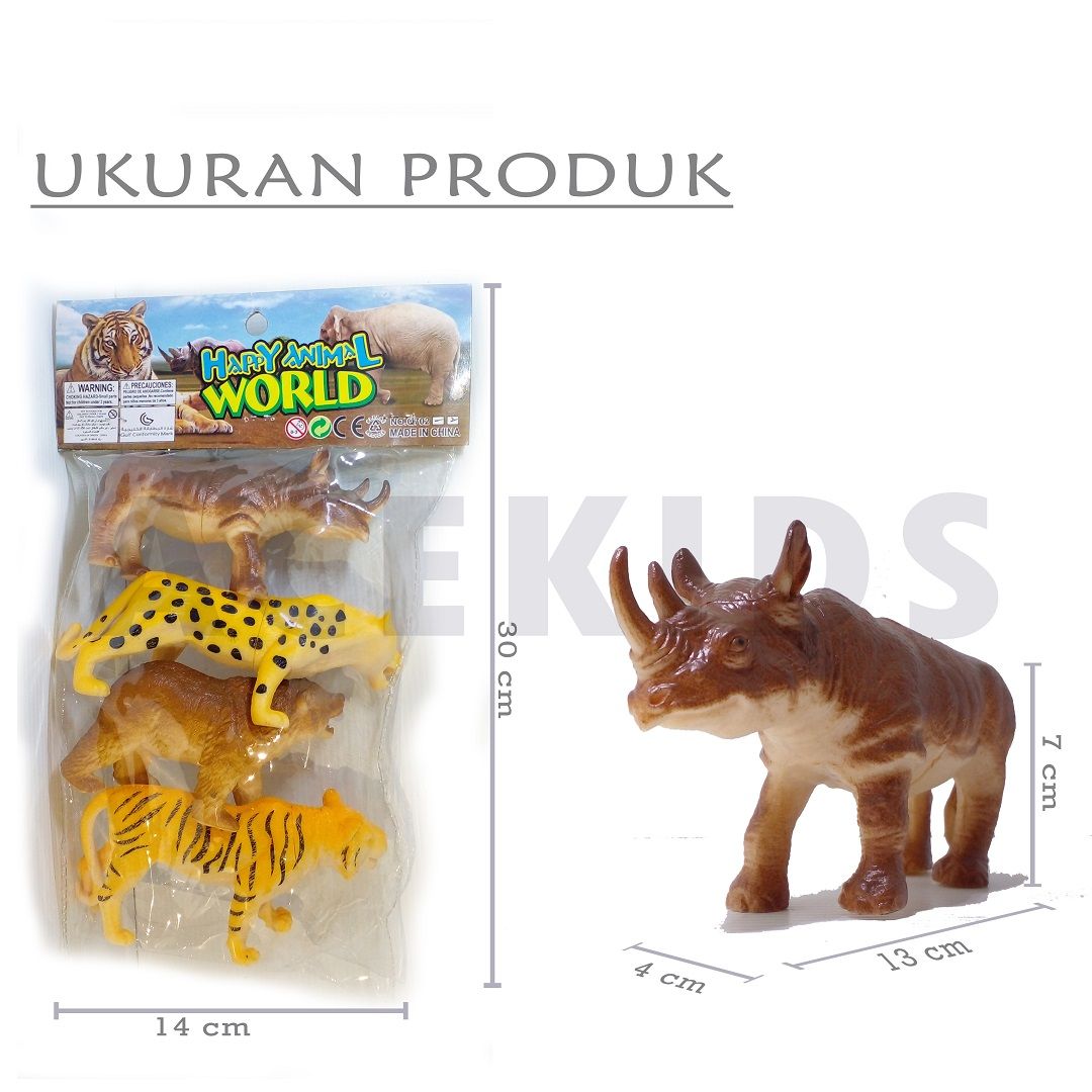 Mainan Edukasi Hewan Binatang Animal World Murah Original - Q702-2 - 4