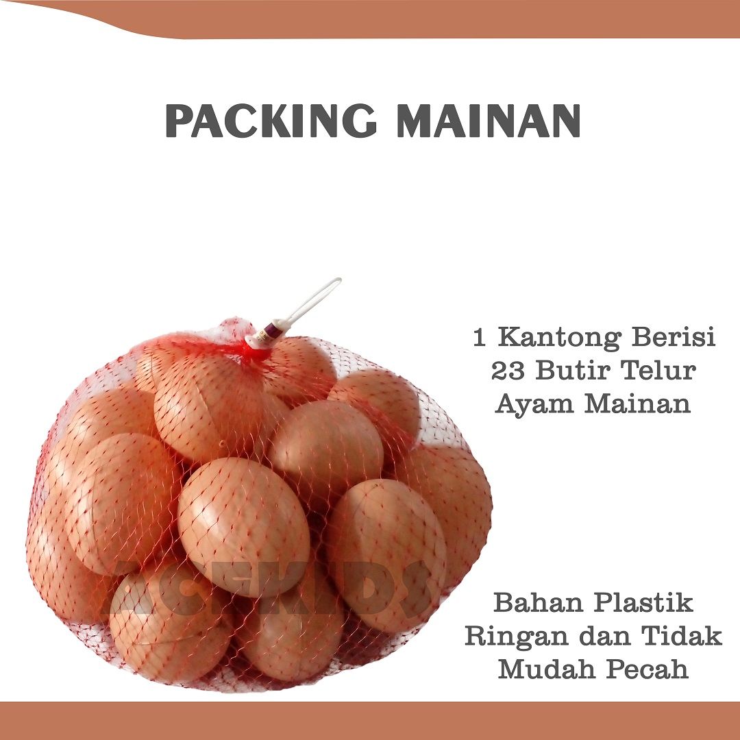 Acekids Mainan Telur Ayam Jala Isi 23 Butir Murah - 0 - 2