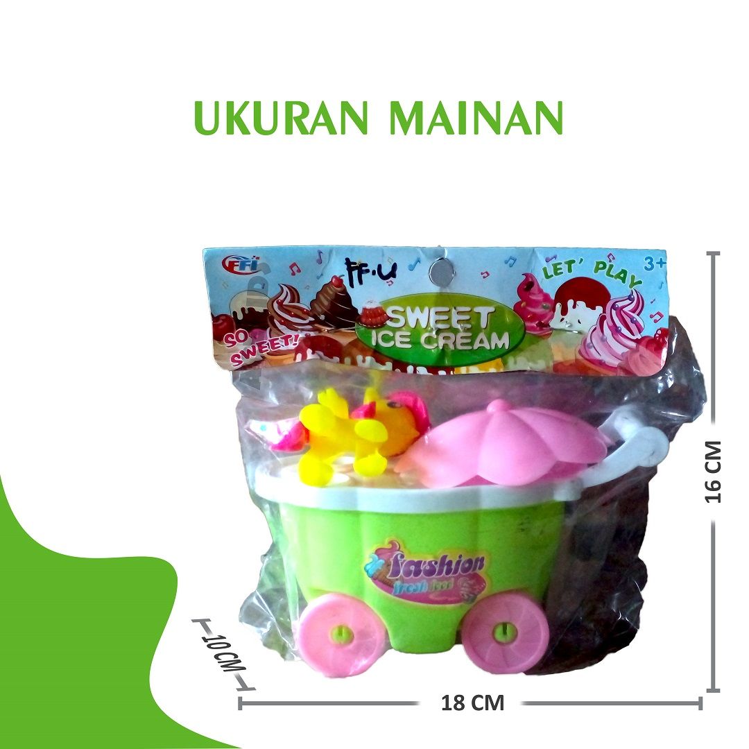 Acekids Mainan Edukasi Anak Gerobak Ice Cream - FI536 - 3